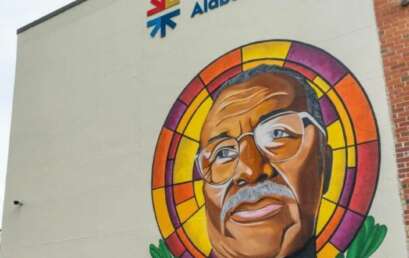 See new powerful Rev. Fred Shuttlesworth mural in downtown Birmingham